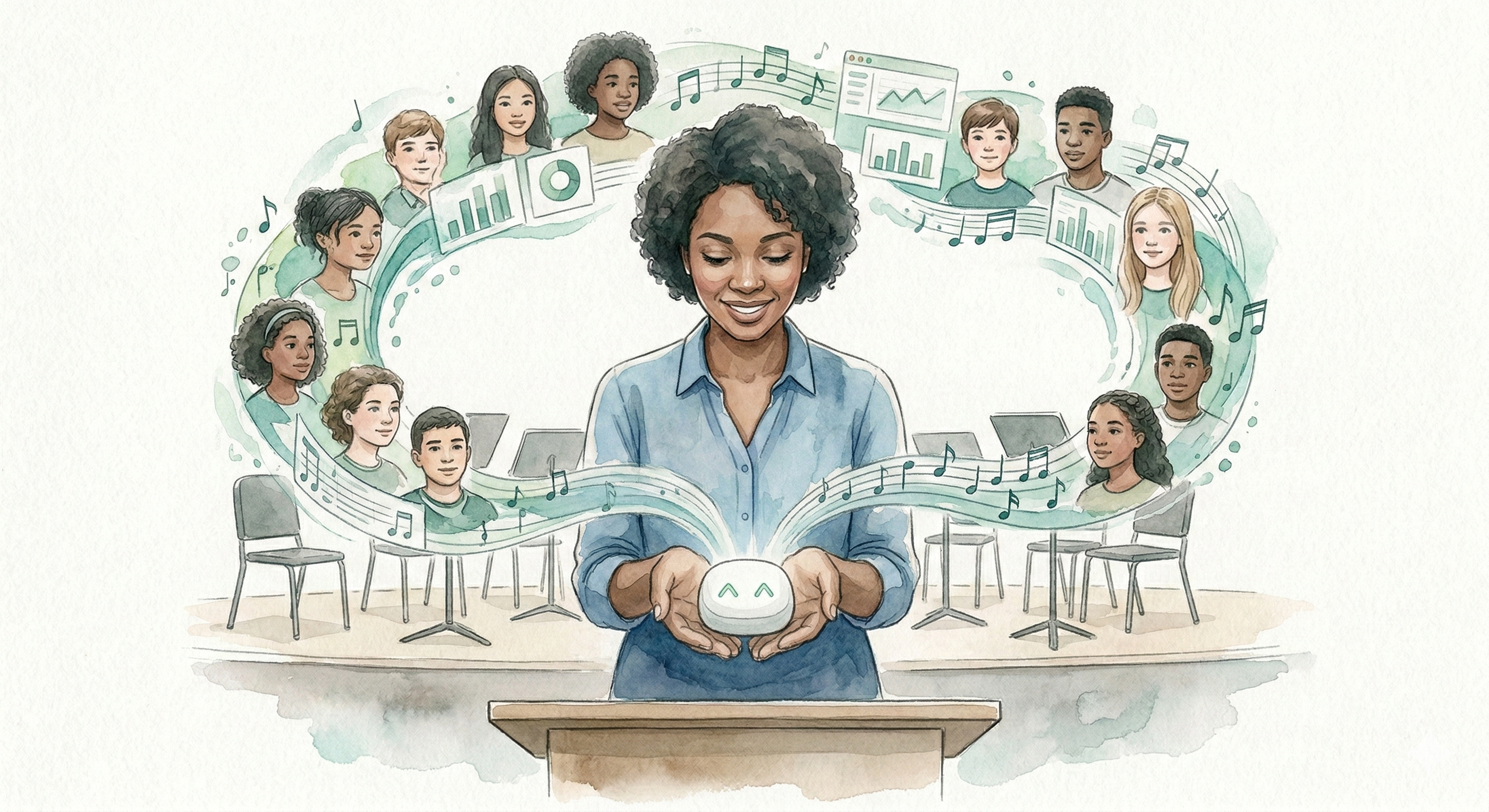 Blini teacher dashboard: full classroom visibility