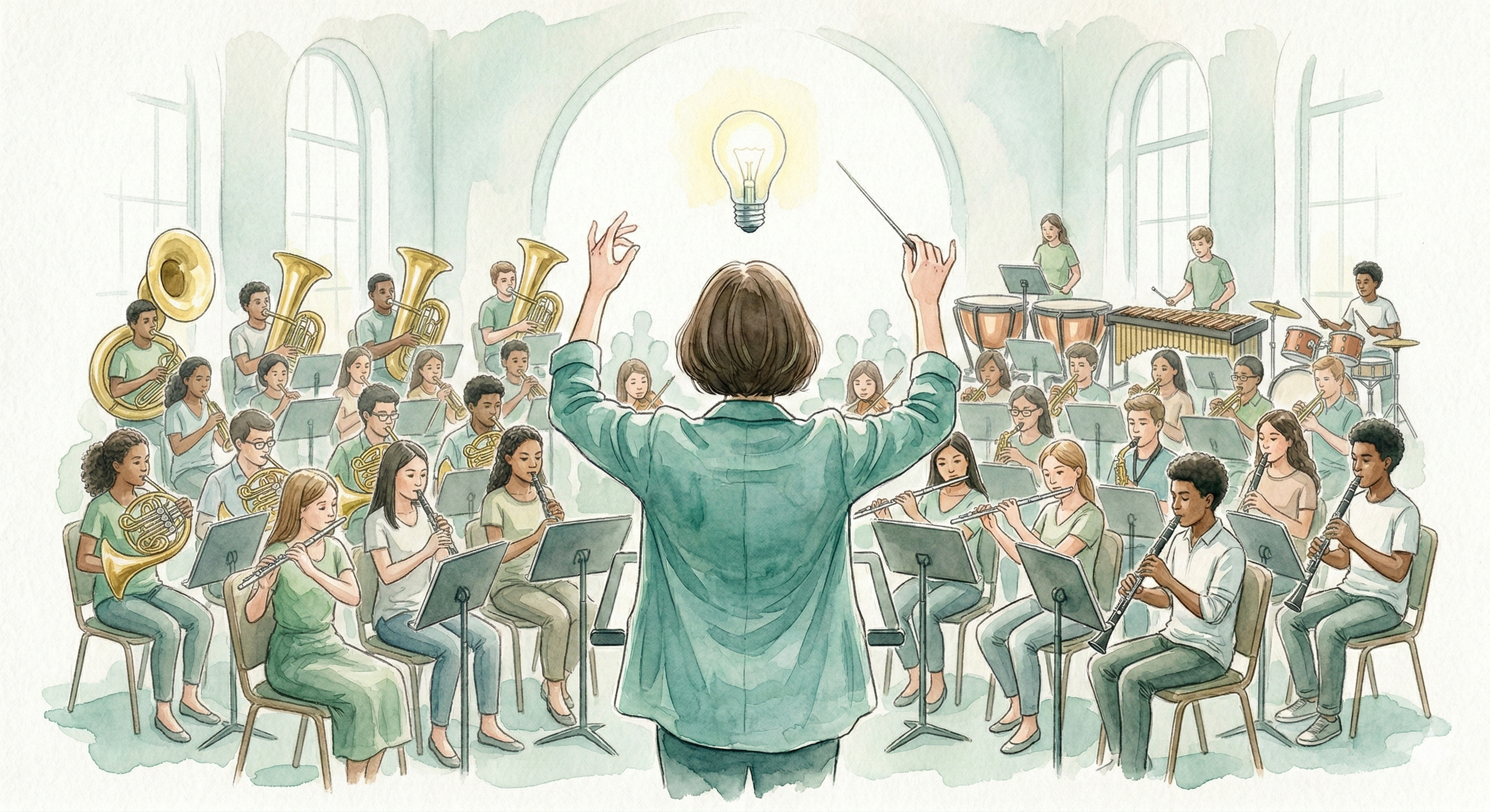 Why students lose motivation in music class - research illustration